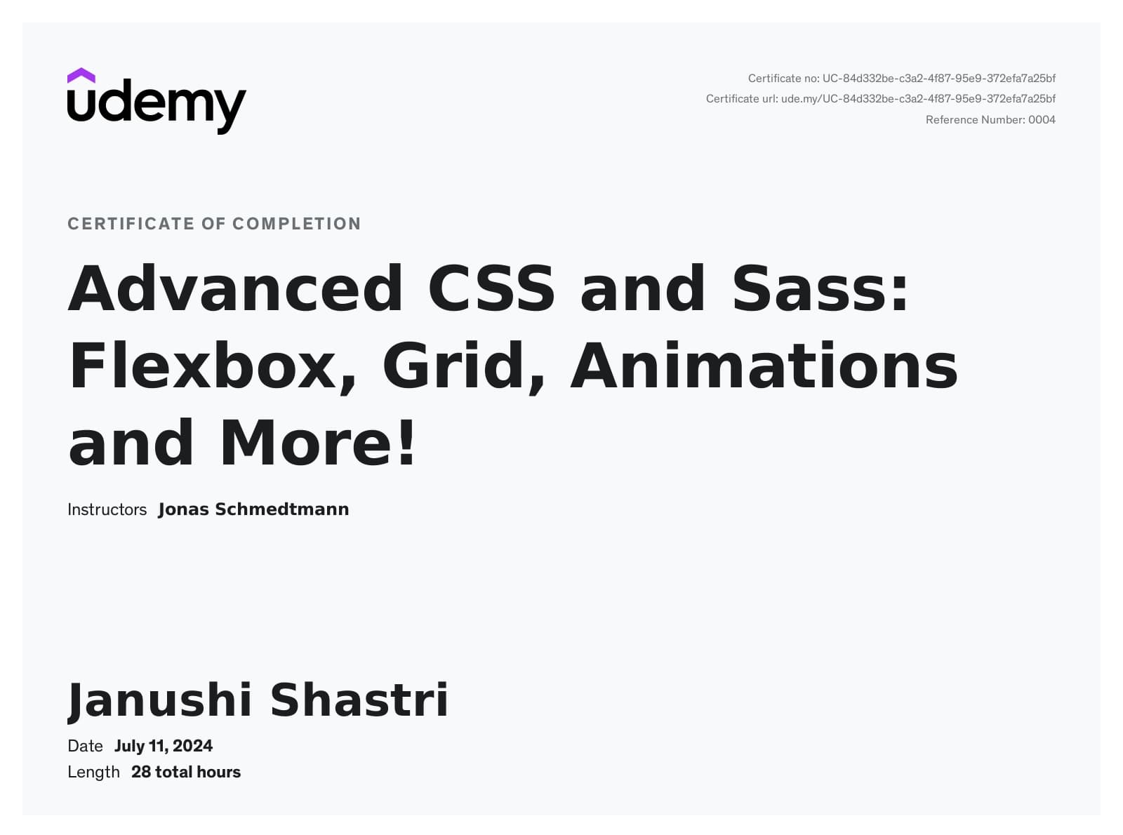 Advanced CSS and SASS